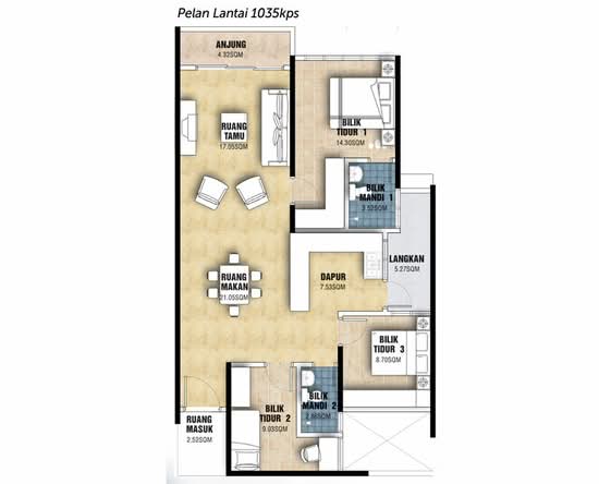 Residensi Hijauan Lumayan - Floor Plan - iProperty.com.my
