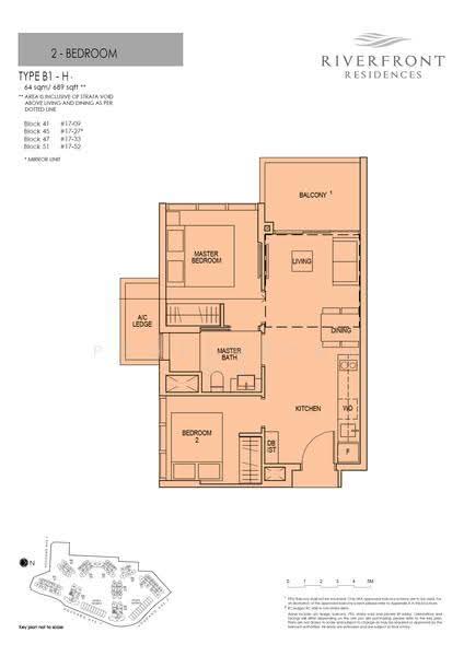 Riverfront Residences, 41 Hougang Avenue 7, Hougang / Punggol / Sengkang, 2 Bedrooms, 689 sqft, Condominium For Sale, by Steve Chen, 500287276 - 2D - PropertyGuru.com.sg