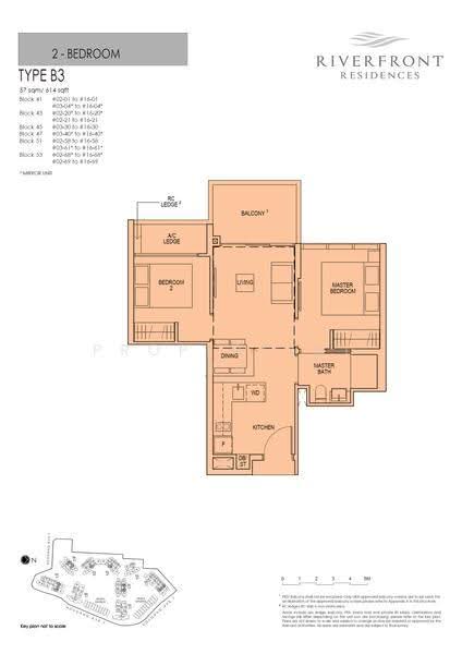 Riverfront Residences, 51 Hougang Avenue 7, Hougang / Punggol / Sengkang, 2 Bedrooms, 614 sqft, Condominium For Rent, by Wong King Fong, 500282795 - 2D - PropertyGuru.com.sg