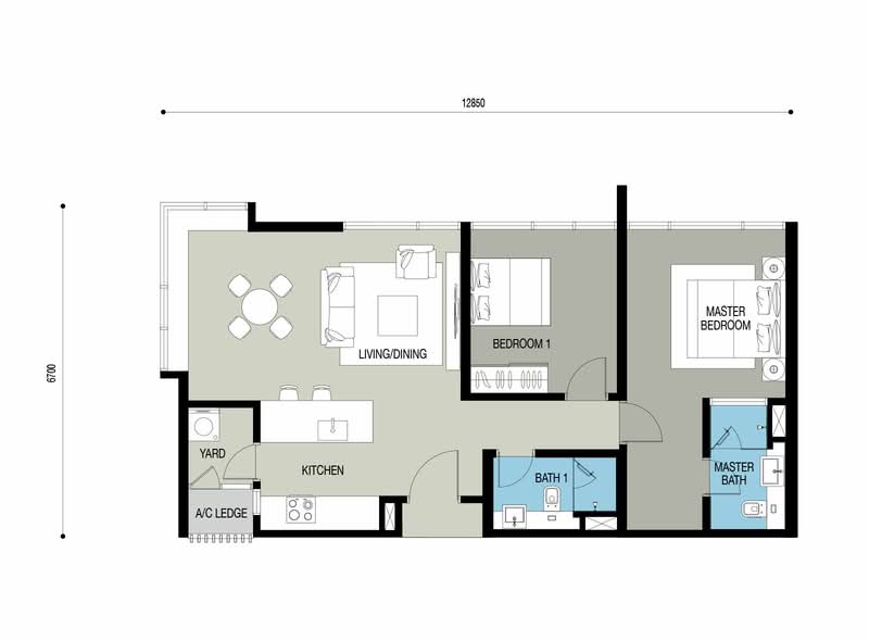Kediaman Servis untuk Disewa di The Ridge - Ming Ze Ong - PropertyGuru.com.my