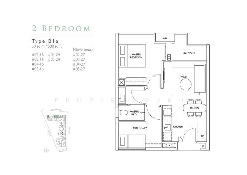 Robin Residences, 1 Robin Drive, Tanglin / Holland / Bukit Timah, 2 Bedrooms, 538 sqft, Condominium For Sale, by Tiffany Tao 陶虹, 500281966 - 2D - PropertyGuru.com.sg