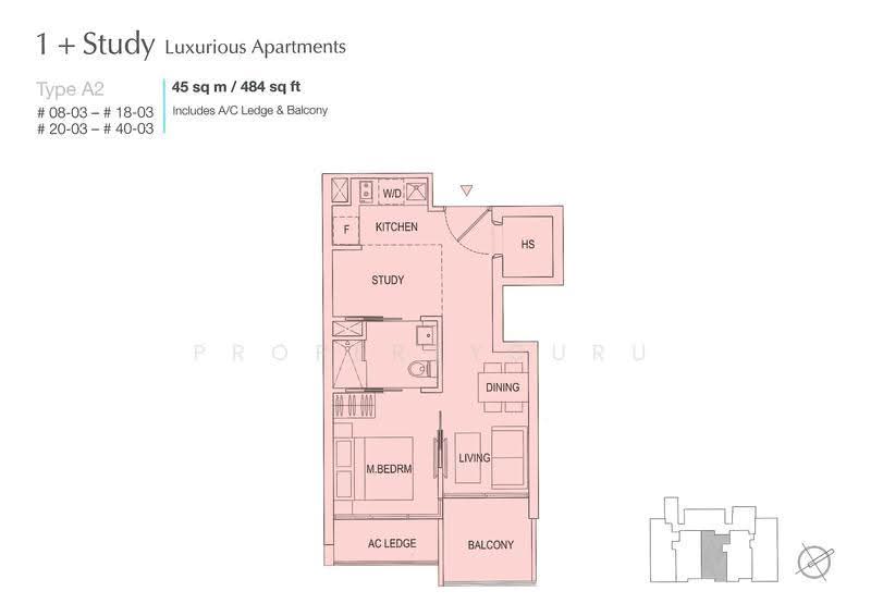 Robinson Suites, 50 Robinson Road, Boat Quay / Raffles Place / Marina, 1 Bedroom, 490 sqft, Condominium For Rent, by Desmond Kuah, 500288602 - 2D - PropertyGuru.com.sg