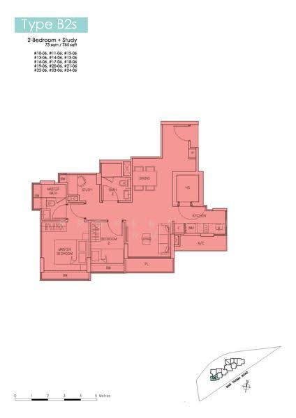 RiverBay, 23 Mar Thoma Road, Balestier / Toa Payoh, 2 Bedrooms, 785 sqft, Condominium For Rent, by Sharon Wong 王昱婷, 500290046 - 2D - PropertyGuru.com.sg
