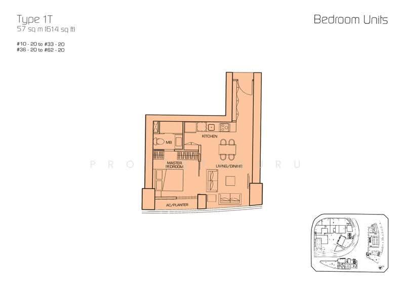 The Sail @ Marina Bay, 4 Marina Boulevard, Boat Quay / Raffles Place / Marina, 1 Bedroom, 614 sqft, Apartment For Sale, by Zeno Teh, 18863883 - 2D - PropertyGuru.com.sg