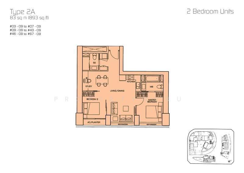 The Sail @ Marina Bay, 2 Marina Boulevard, Boat Quay / Raffles Place / Marina, 2 Bedrooms, 893 sqft, Apartment For Rent, by Serene Cumming, 1189957 - 2D - PropertyGuru.com.sg