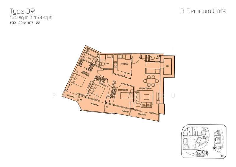 The Sail @ Marina Bay, 6 Marina Boulevard, Boat Quay / Raffles Place / Marina, 3 Bedrooms, 1,453 sqft, Condominium For Sale, by Connie Chai, 24647345 - 2D - PropertyGuru.com.sg