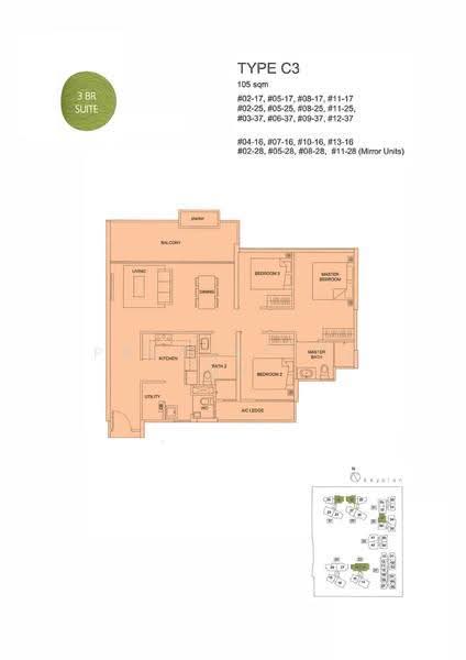 The Santorini, 29 Tampines Street 86, Pasir Ris / Tampines, 3 Bedrooms, 1,130 sqft, Condominium For Sale, by Lim Seng Wee, 500301379 - 2D - PropertyGuru.com.sg