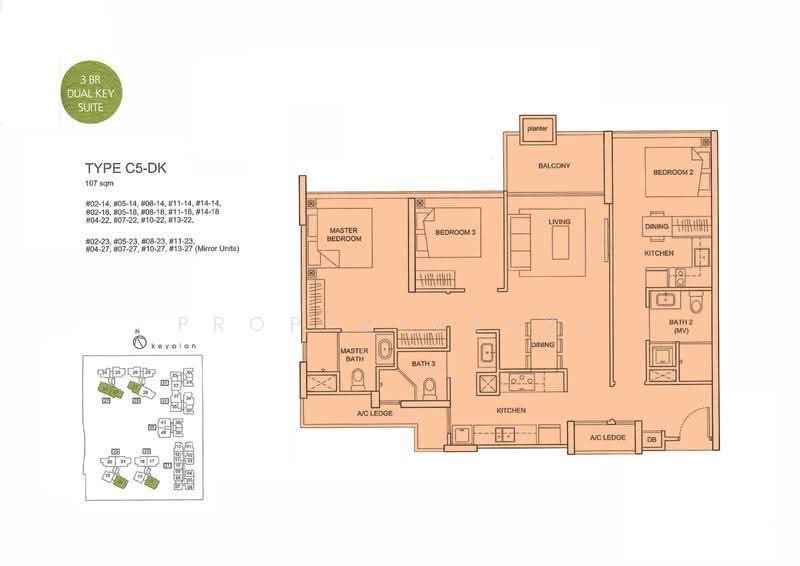 The Santorini, 29 Tampines Street 86, Pasir Ris / Tampines, 3 Bedrooms, 1,152 sqft, Condominium For Sale, by Joanna Foo, 500294552 - 2D - PropertyGuru.com.sg