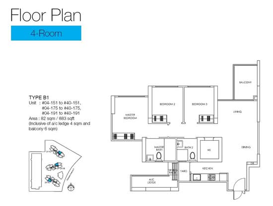 311C Clementi Avenue 4 - Floor Plan