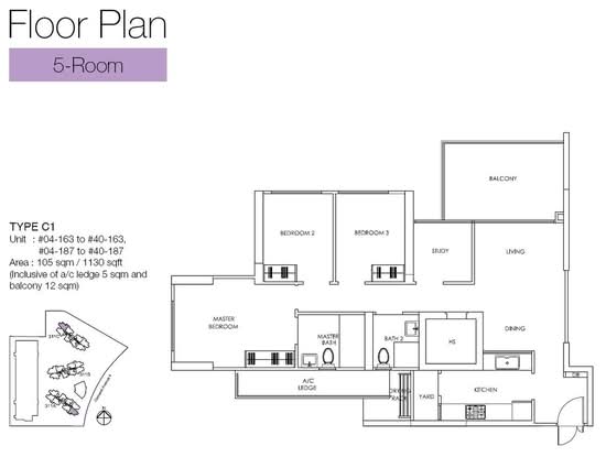 311C Clementi Avenue 4 - Floor Plan