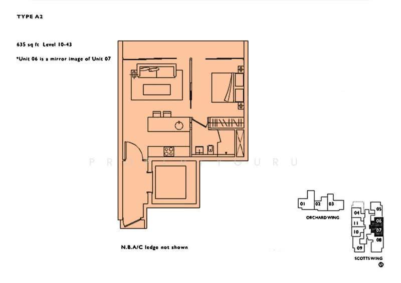 Scotts Square, 6 Scotts Road, Orchard / River Valley, 1 Bedroom, 635 sqft, Apartment For Sale, by Janet Lim, 24987731 - 2D - PropertyGuru.com.sg