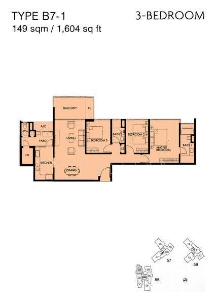 The Seafront on Meyer, 57 Meyer Road, East Coast / Marine Parade, 3 Bedrooms, 1,604 sqft, Condominium For Sale, by Melissa Soe Anderson, 500302456 - 2D - PropertyGuru.com.sg