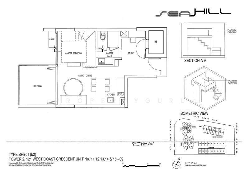 Seahill, 119 West Coast Crescent, Buona Vista / West Coast / Clementi New Town, 2 Bedrooms, 861 sqft, Condominium For Rent, by Serene Chua, 21826304 - 2D - PropertyGuru.com.sg