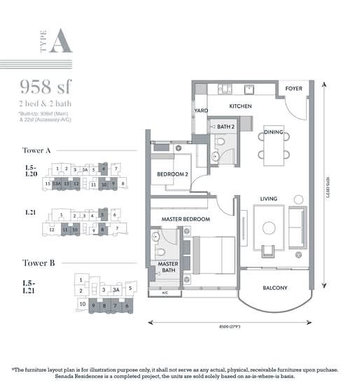 Senada Residence @ KLGCC Resort - Floor Plan - iProperty.com.my