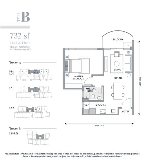 Senada Residence @ KLGCC Resort - Floor Plan - iProperty.com.my