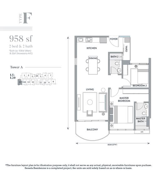 Senada Residence @ KLGCC Resort - Floor Plan - iProperty.com.my