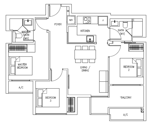 Bukit 828 - Floor Plan