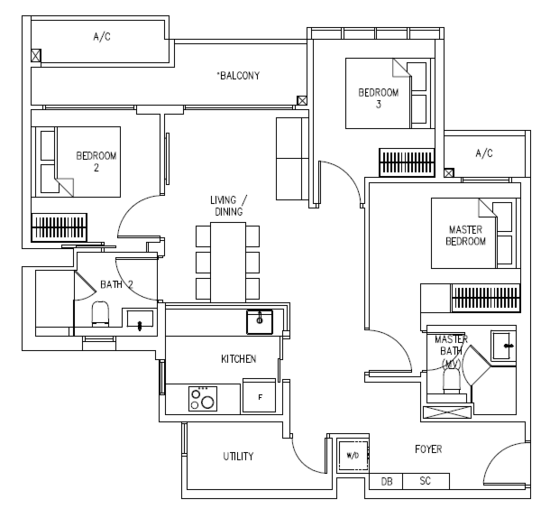 Bukit 828 - Floor Plan