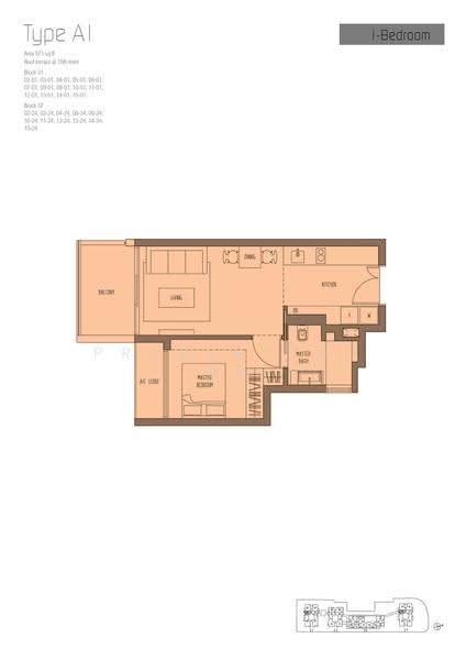 Sennett Residence, 31 Pheng Geck Avenue, Macpherson / Potong Pasir, 1 Bedroom, 571 sqft, Condominium For Sale, by Henry Ng, 500169071 - 2D - PropertyGuru.com.sg