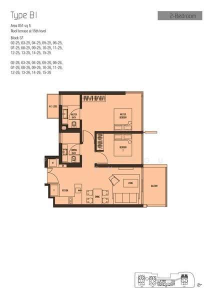 Sennett Residence, 37 Pheng Geck Avenue, Macpherson / Potong Pasir, 2 Bedrooms, 851 sqft, Condominium For Rent, by Charlee Ng, 25372011 - 2D - PropertyGuru.com.sg