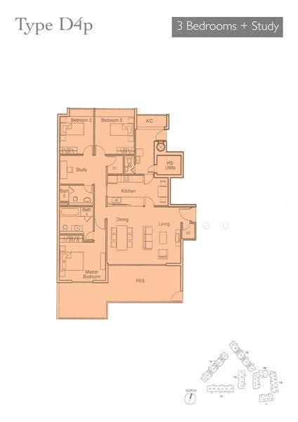 The Shelford, 1E Shelford Road, Newton / Novena, 3 Bedrooms, 1,851 sqft, Condominium For Rent, by Terri Lee, 25290715 - 2D - PropertyGuru.com.sg