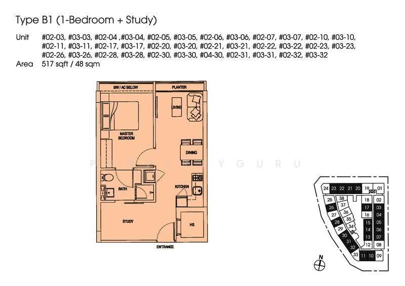Siglap V, 2 First Street, East Coast / Marine Parade, 1 Bedroom, 517 sqft, Condominium For Rent, by Lee Alastair, 500277343 - 2D - PropertyGuru.com.sg