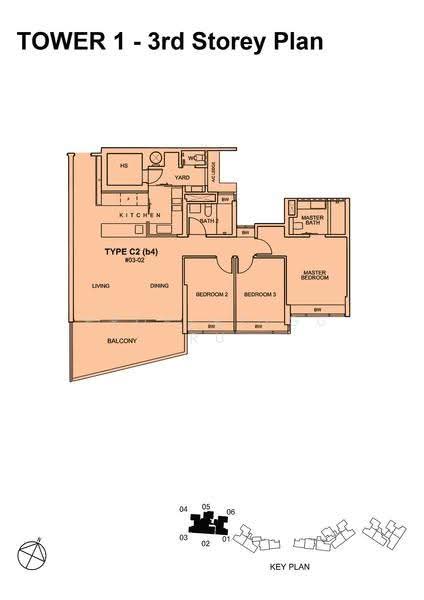 Silversea, East Coast / Marine Parade, 3 Bedrooms, 1,679 sqft, Condominium For Sale, by Carrie Zhang, 500299729 - 2D - PropertyGuru.com.sg