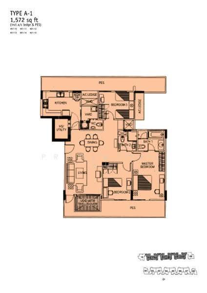 Sims Green, 9 Lorong 27A Geylang, Eunos / Geylang / Paya Lebar, 3 Bedrooms, 1,625 sqft, Condominium For Sale, by Carol Chen, 60105254 - 2D - PropertyGuru.com.sg