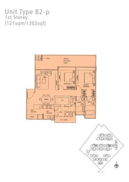 The Sixth Avenue Residences, 168 Sixth Avenue, Tanglin / Holland / Bukit Timah, 2 Bedrooms, 1,302 sqft, Condominium For Rent, by Yi Mei, 9170996 - 2D - PropertyGuru.com.sg
