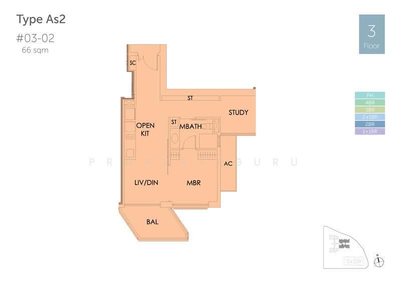 Sky Habitat, 7 Bishan Street 15, Ang Mo Kio / Bishan / Thomson, 2 Bedrooms, 710 sqft, Condominium For Rent, by Eileen Koh, 25625394 - 2D - PropertyGuru.com.sg