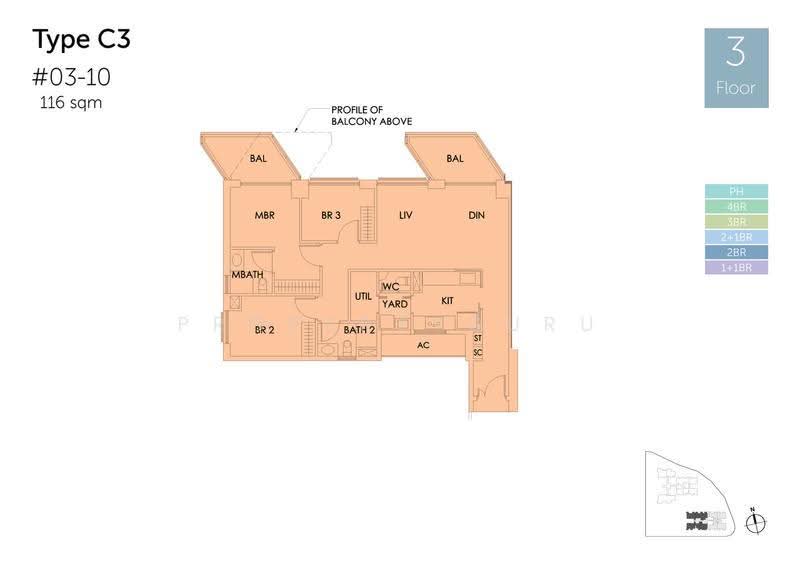Sky Habitat, 7 Bishan Street 15, Ang Mo Kio / Bishan / Thomson, 3 Bedrooms, 1,248 sqft, Condominium For Rent, by Royston Kwek, 19209288 - 2D - PropertyGuru.com.sg