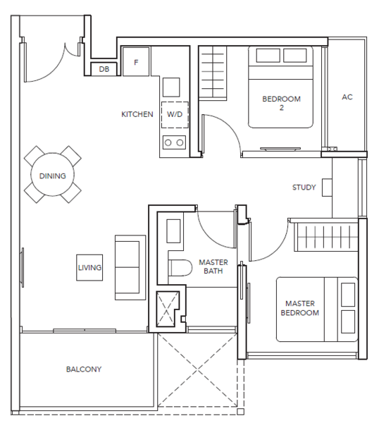 The Jovell, 19 Flora Drive, 2 Bedrooms, 721 sqft, Condominium For Sale, by Brenna Woo, 500174693 - PropertyGuru.com.sg