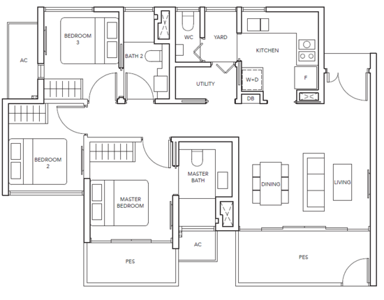 The Jovell - Floor Plan