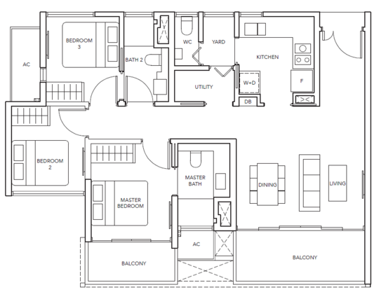 The Jovell - Floor Plan
