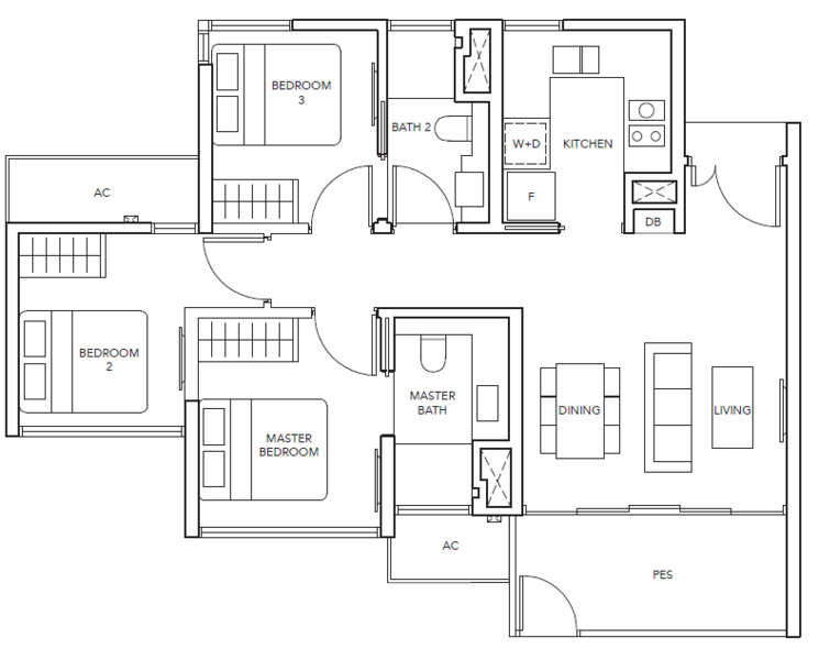The Jovell, 21 Flora Drive, 3 Bedrooms, 904 sqft, Condominium For Sale, by Francis Lee, 500204737 - PropertyGuru.com.sg