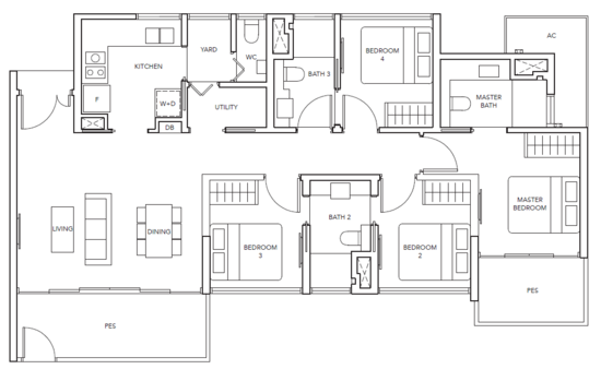 The Jovell - Floor Plan