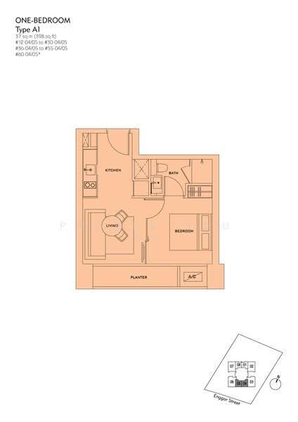 Skysuites @ Anson, 8 Enggor Street, Chinatown / Tanjong Pagar, 1 Bedroom, 398 sqft, Condominium For Sale, by Anthea Yeo 杨丽娇, 500278198 - 2D - PropertyGuru.com.sg