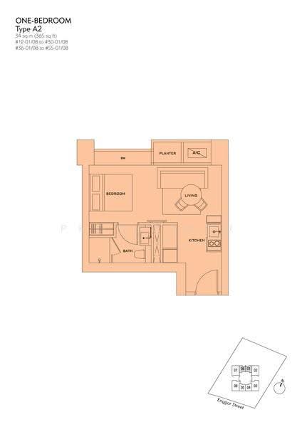 Skysuites @ Anson, 8 Enggor Street, Chinatown / Tanjong Pagar, 1 Bedroom, 365 sqft, Condominium For Sale, by Vernon Tan, 500289960 - 2D - PropertyGuru.com.sg