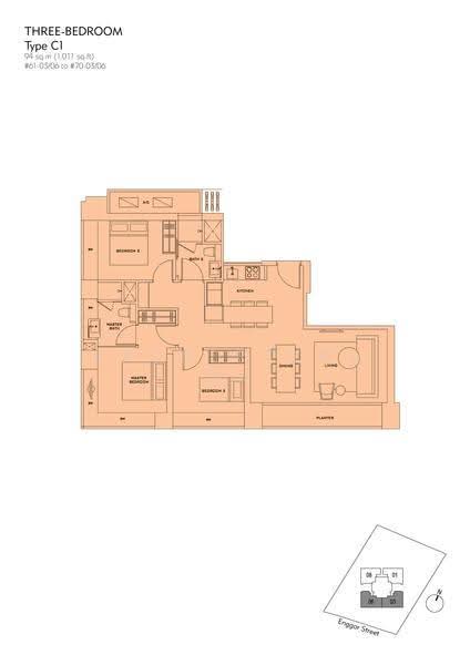 Skysuites @ Anson, 8 Enggor Street, Chinatown / Tanjong Pagar, 3 Bedrooms, 1,012 sqft, Condominium For Rent, by Jerry Lee, 21811510 - 2D - PropertyGuru.com.sg
