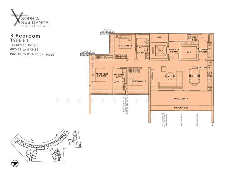 Sophia Residence, 15 Sophia Road, Orchard / River Valley, 3 Bedrooms, 1,452 sqft, Condominium For Rent, by Sharon Eileen Tan, 500273357 - 2D - PropertyGuru.com.sg