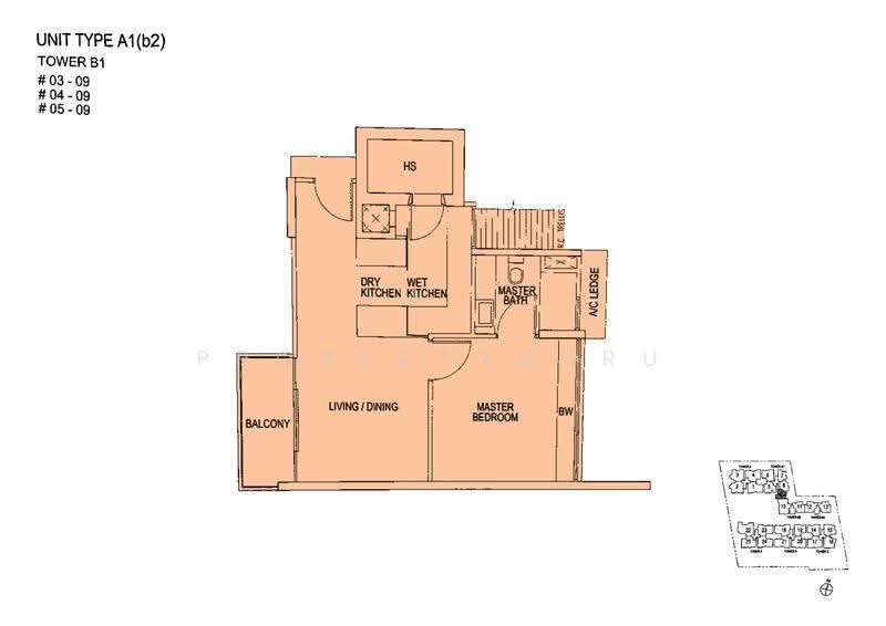 The Sound, 541 East Coast Road, East Coast / Marine Parade, 1 Bedroom, 603 sqft, Condominium For Sale, by Sean Kok, 500278812 - 2D - PropertyGuru.com.sg