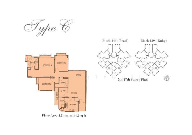 The Springbloom, 139 Serangoon Avenue 3, Hougang / Punggol / Sengkang, 3 Bedrooms, 1,302 sqft, Condominium For Rent, by MARK TAN, 500291950 - 2D - PropertyGuru.com.sg