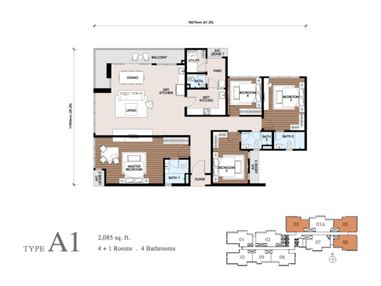 Trinity Pentamont - Floor Plan - iProperty.com.my
