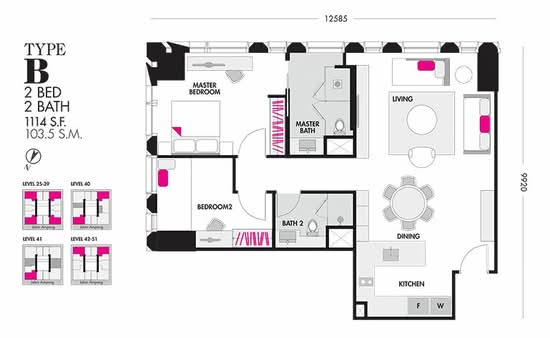 Tropicana The Residences - Floor Plan - iProperty.com.my