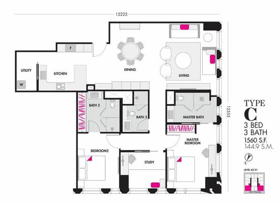 Tropicana The Residences - Floor Plan - iProperty.com.my