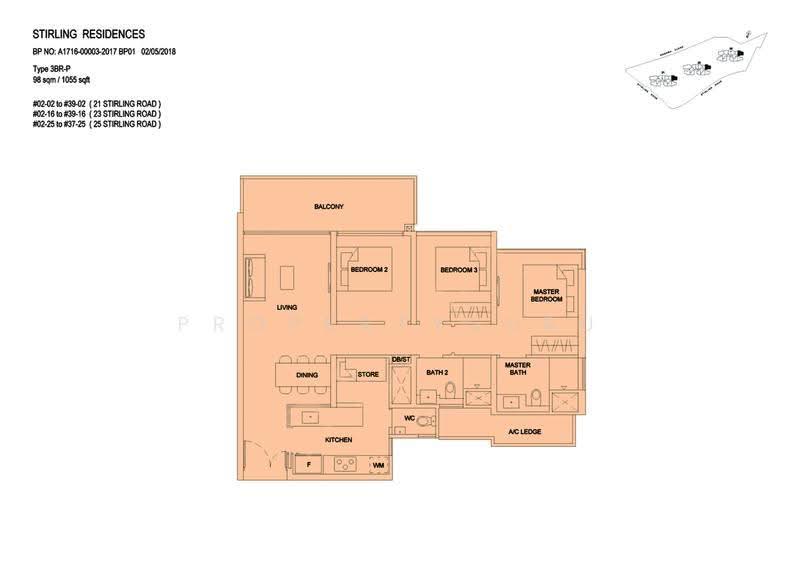 Stirling Residences, 21 Stirling Road, Alexandra / Commonwealth, 3 Bedrooms, 1,055 sqft, Condominium For Rent, by Aaron Goh, 500280566 - 2D - PropertyGuru.com.sg