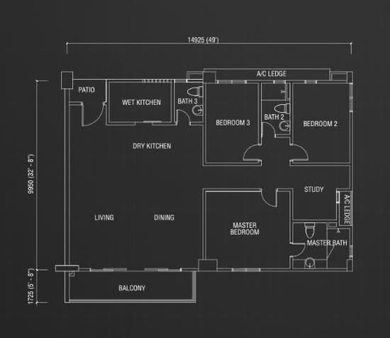 D'Alpinia - Floor Plan - iProperty.com.my