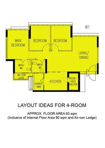 229A Sumang Lane, 229A Sumang Lane, Hougang / Punggol / Sengkang, 3 Bedrooms, 1,001 sqft, HDB Flat For Sale, by Jason Yeo, 500292823 - 2D - PropertyGuru.com.sg