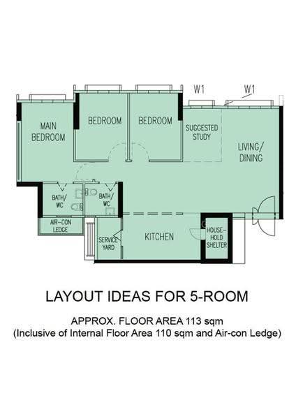 229A Sumang Lane, 229A 229A, Hougang / Punggol / Sengkang, 3 Bedrooms, 1,216 sqft, HDB Flat For Sale, by Adeline Chong, 500274222 - 2D - PropertyGuru.com.sg