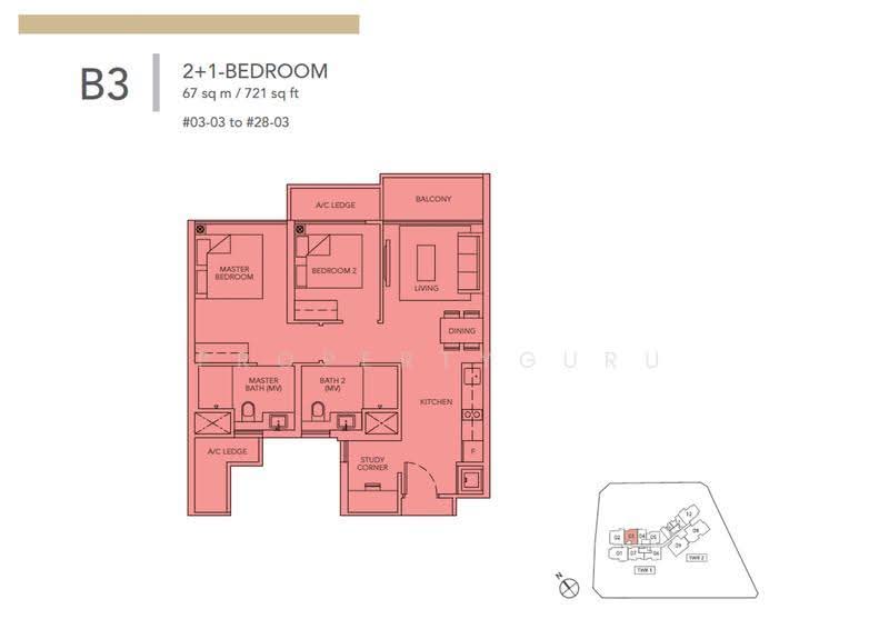 Sturdee Residences, Sturdee Road, Farrer Park / Serangoon Rd, 2 Bedrooms, 721 sqft, Condominium For Sale, by Jing Min (JM) Loo, 500284582 - 2D - PropertyGuru.com.sg